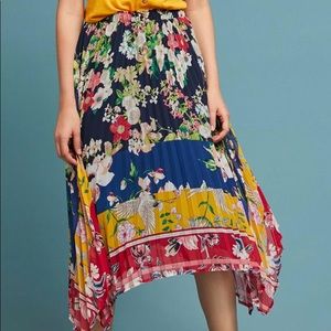 Anthropologie One September Leora Midi Skirt, XS